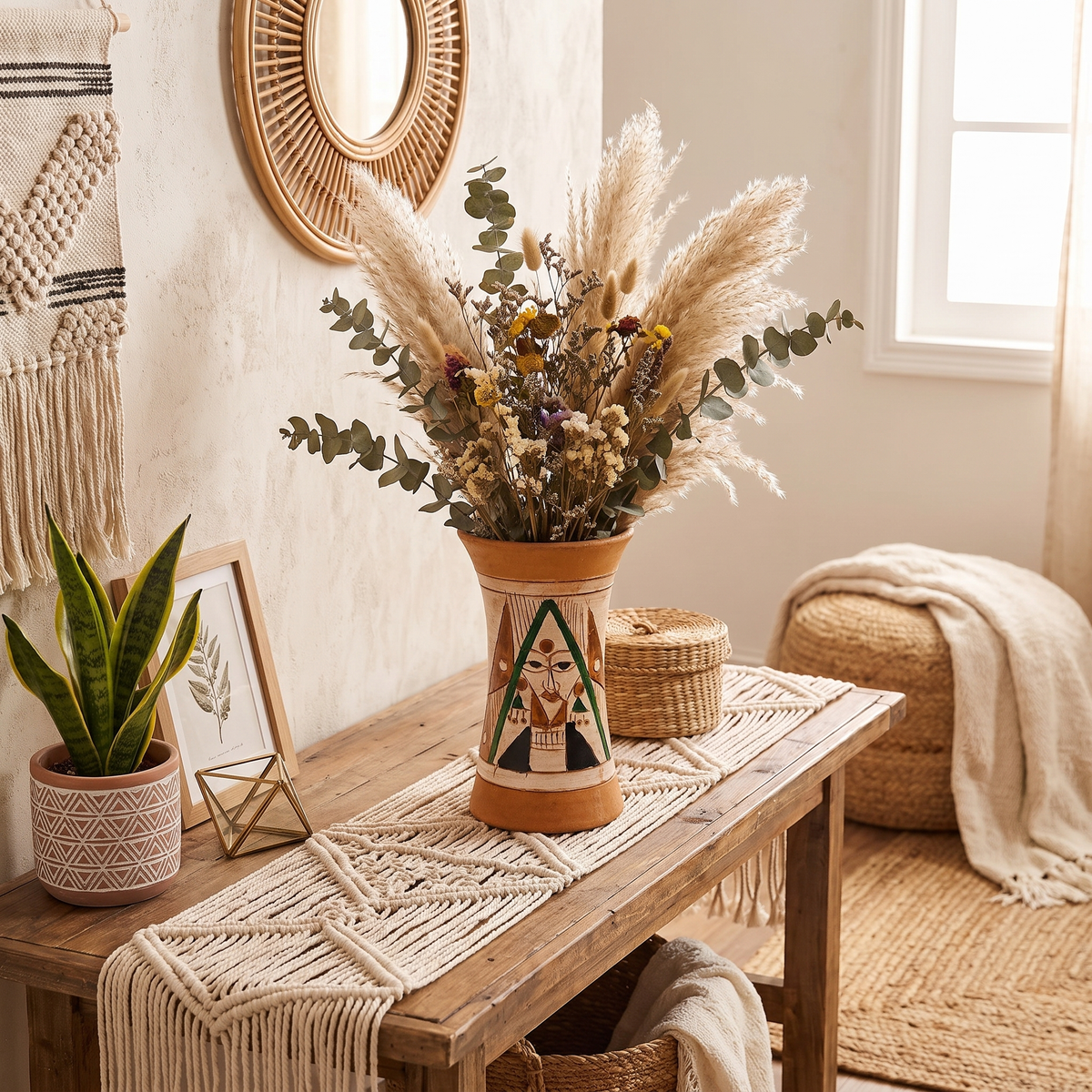 Boho Living room setup