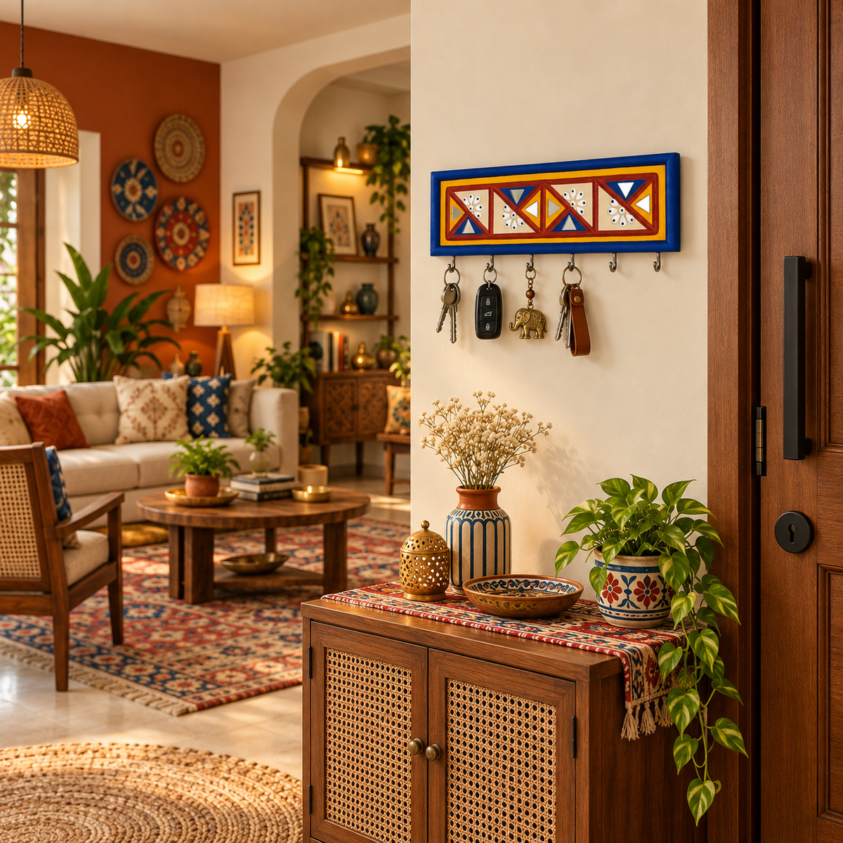 Boho Living room setup