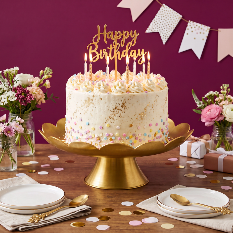 Birthday celebration setup