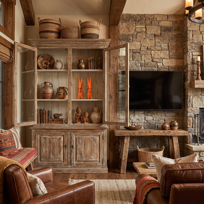 Rustic Living room setup